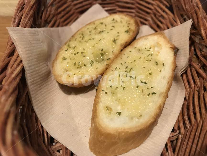 마늘빵,음식점,바게트,바구니,디저트
