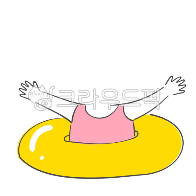 summer illustration,Summer Vacation,face composition,composite design,summer,water play,tube,children,Face composite illustration,swimsuit,Childrens illustration