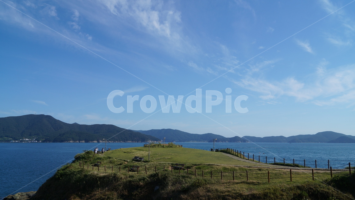 바다,산,섬,자연,풍경,자연,풍경,nature,landscape,outdoors,옥외,field,들,grassland,목초지