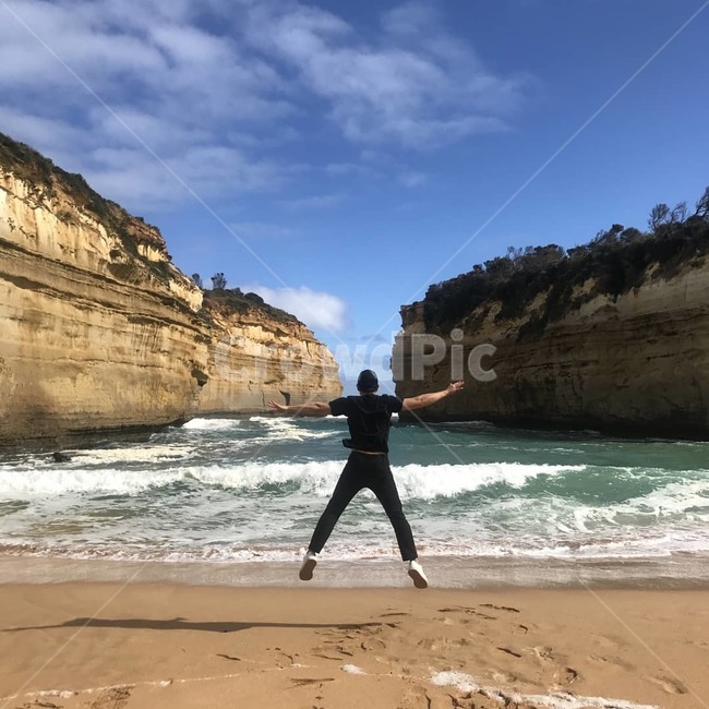 호주,멜버른,그레이트오션로드,명소,관광지,절벽,오션,로드,austrailia,melbourne,사람,인물,인간,human,person,남성,남자,man,male