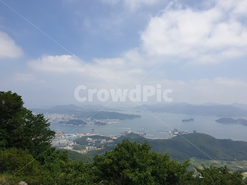 미륵산전경,통영전경,통영케이블카전경,한려수도,tongyeong