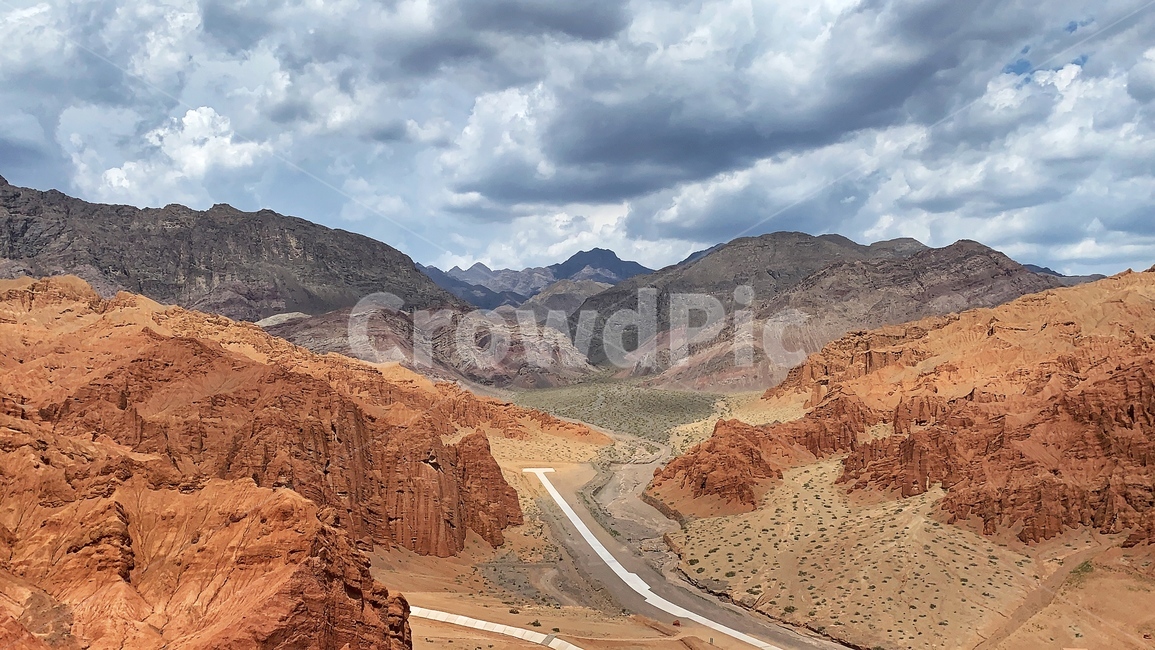 자연,산,로드,중국,신강,하늘,nature,mountain,soil,도로,자연,풍경,nature,landscape,해외,외국,세계,foreign,oversea,world,세계자연풍경,해외자연풍경,외국자연풍경,world nature landscape,outdoors,옥외,road,흙