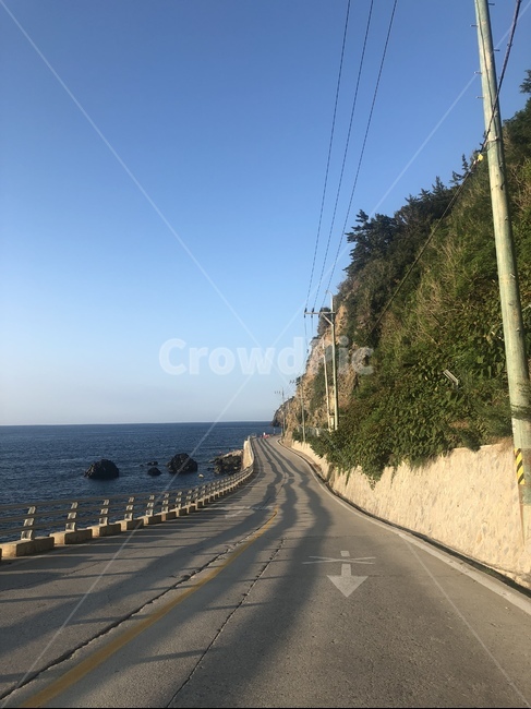 울릉도,바다,하늘,나무,섬,길,자연,풍경,nature,landscape,road,도로,asphalt,아스팔트