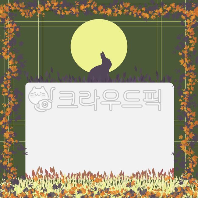 card background,full moon,note paper,rabbit,Instagram background,autumn,greetings,Thanksgiving,Chuseok,card