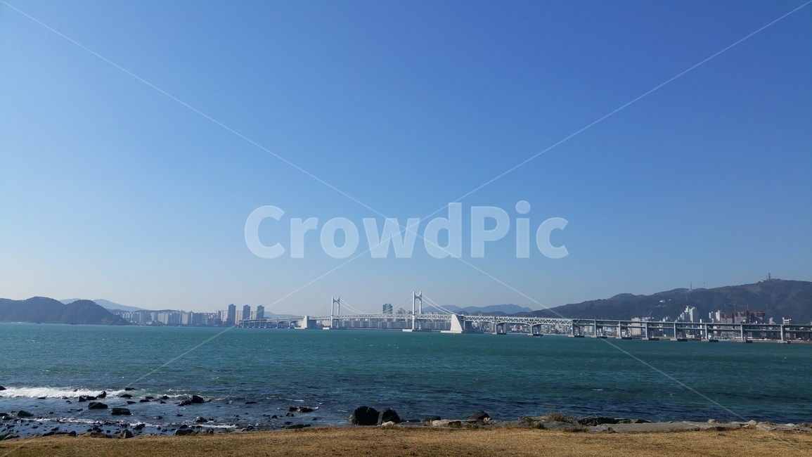 광안대교,바다,파도,다리,파랑,해변,바다,beach,sea