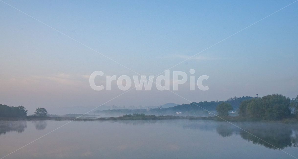 호수,왕송지,저수지,안개,여명,새벽,물안개,풍경,자연,풍경,nature,landscape,weather,날씨,outdoors,옥외,fog