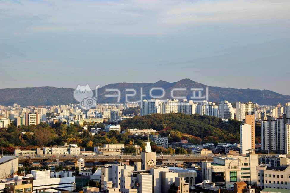 서울,성북구,개운산,개운산공원,북한산,옥외,조감도,건물,산,outdoors,aerialview,building,mountain