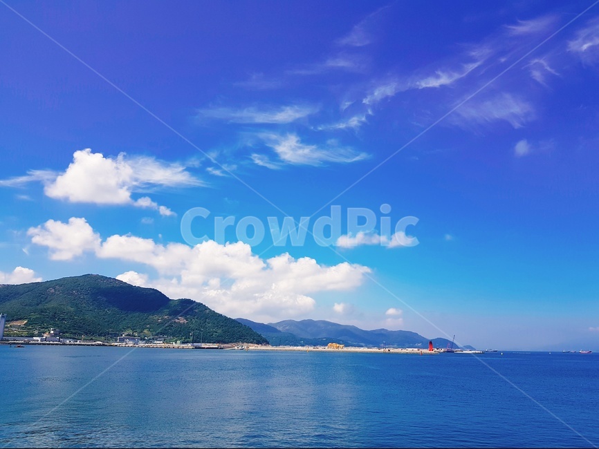 여수,낮,바다,맑음,여름,자연,풍경,nature,landscape,land,땅,outdoors,옥외,shoreline,해안선,water,물,sea,ocean,대양,coast,연안,island,섬