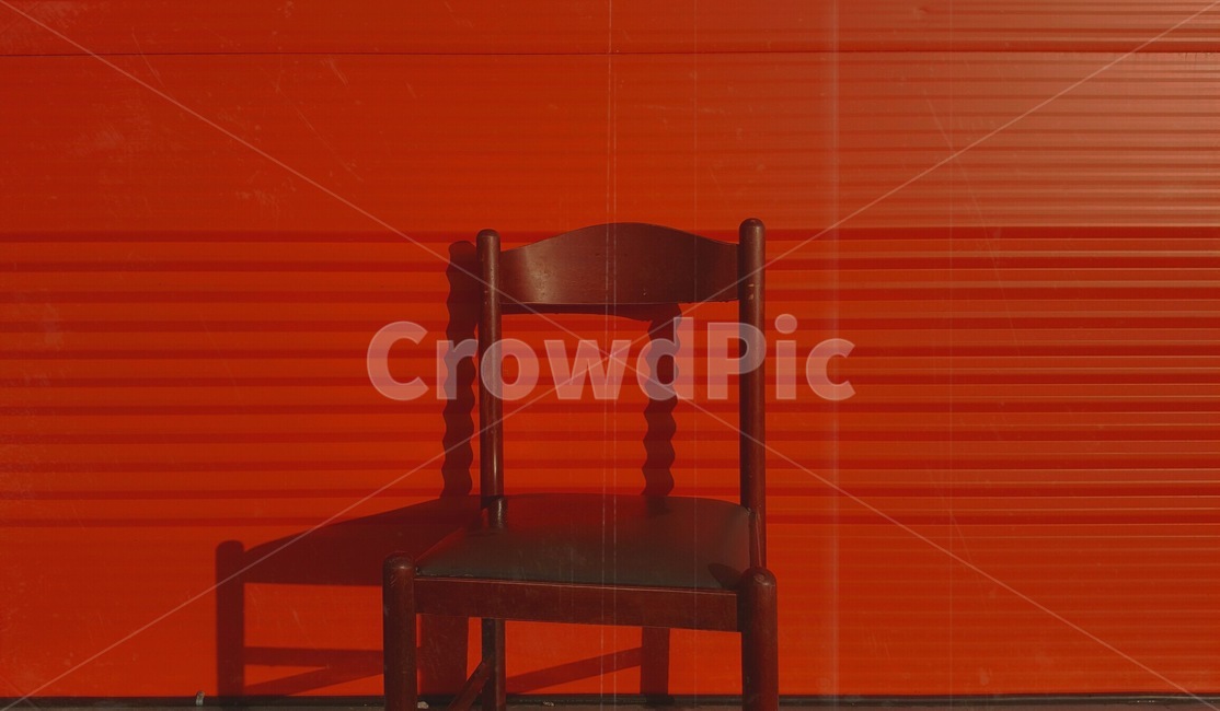 의자,그림자,레드,색채,색감,감성