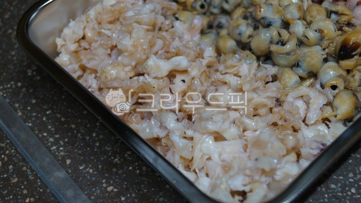 Butter grilled,Grilled squid ear butter,snack,squid ears,cooking,food,dried fish