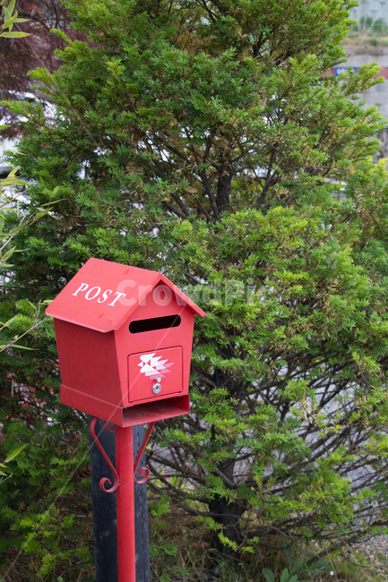 우편함,편지,우체통,빨간색,post