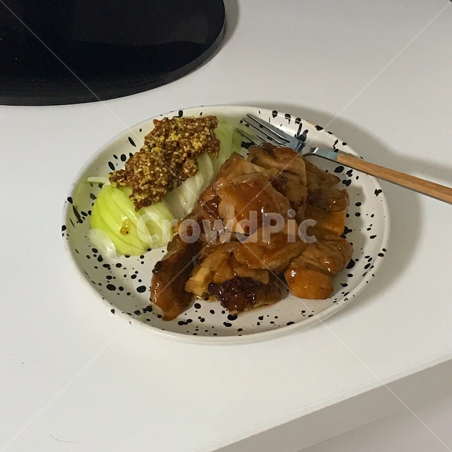 치킨,치킨요리,데리야끼치킨,데리야끼,치킨스테이크,요리,닭,닭요리,홀그레인머스타드,chicken,steak,cook,food,cooking
