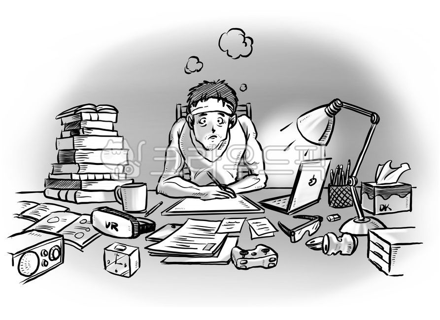 study,study hard,effort,laptop,person,crazy,illustration,man,vr,human,sundry