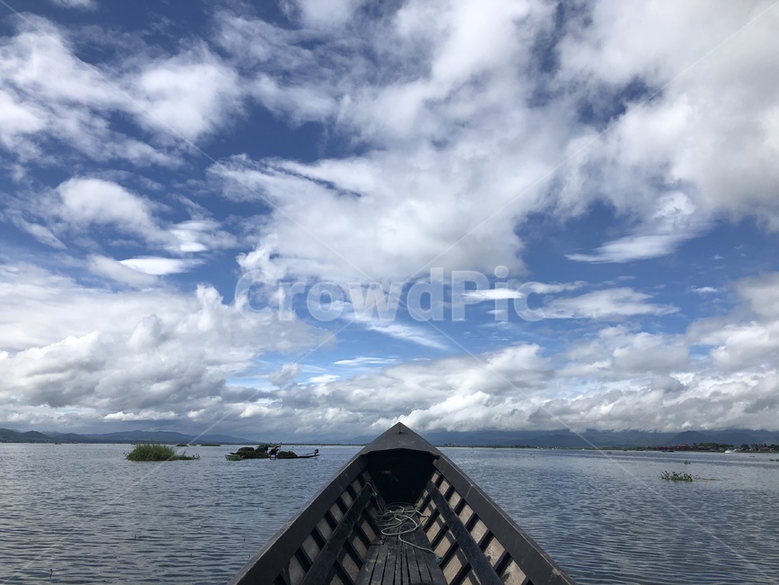 호수,자연,수평선,lake,nature,boat,미얀마,myanmar,물,water,travel,여행
