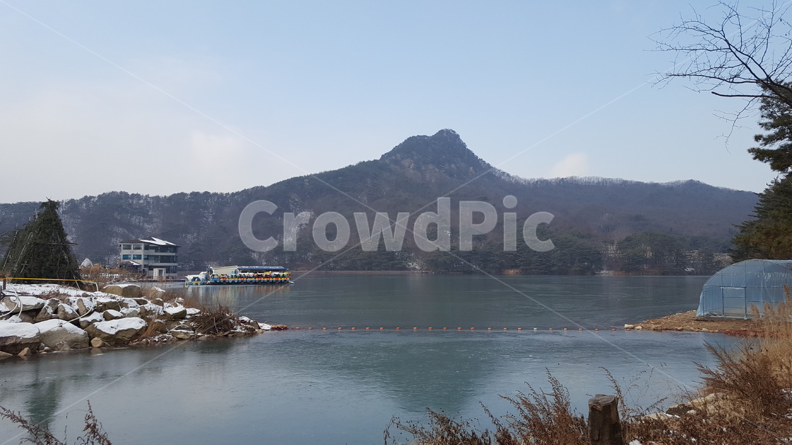 산정호수,포천산정호수,호수,겨울산정호수,눈내린산정호수,눈내린호수,겨울호수