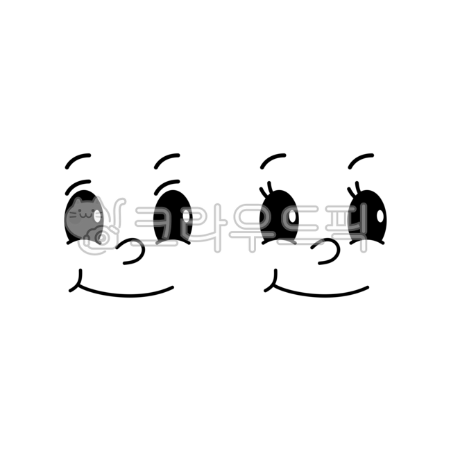 표정,눈코입,얼굴,일러스트,미소,캐릭터,페이스,웃음,심플,smile,character