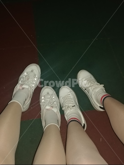 밤,친구,어두움,발,우정