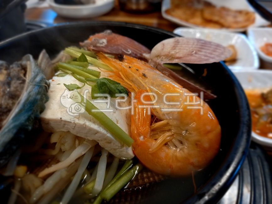 전복,해물,홍합,뚝배기,전복해물뚝배기,해물탕,음식,대하,새우,food,seafood,abalone,mussel,jumboshrimp