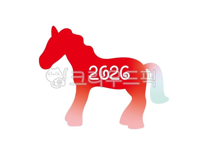 말,빨간말,붉은말,병오년,말일러스트,말그림,2026