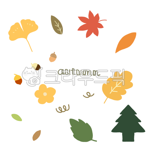 손그림,가을,가을잎,단풍,일러스트,스티커,leaf,autumn,leaves,가을그림