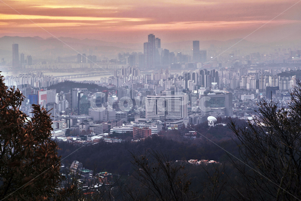도심풍경,서울,안산,풍경,건물,노을,석양,마포구,도시,풍경,city,landscape,한국도시풍경,한국도시경관,korea cityscape