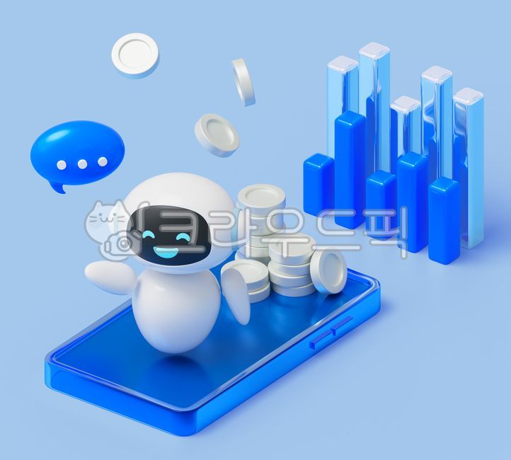 Artificial intelligence,robot,AI,ai,robot,technology,development,science,it,algorithm,digital,computer,internet,technology,machine,machine learning,character,robot character,cute,stock,investment,financial technology,chatbot,graph,