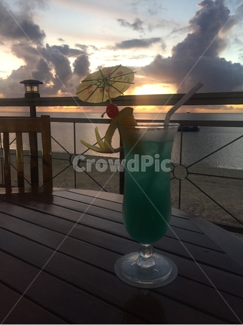 칵테일,일몰,여유,황홀,휴가,술,주류,alcohol