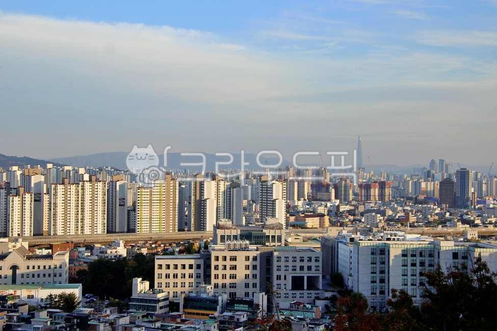 서울,성북구,개운산,개운산공원,북한산,도시,건물,중심지,고층건물,urban,building,metropolis,highrise