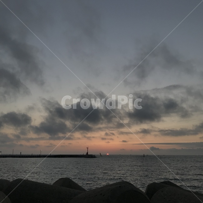 nature,자연,노을,sunset,바다,sea