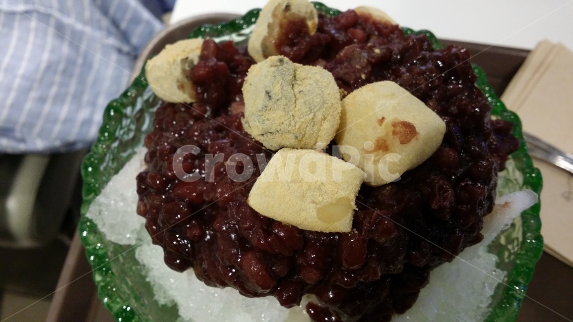 팥빙수,여름,간식,팥,음식,떡,인절미