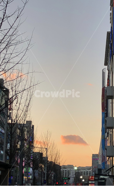 노을,해질녘,하늘,구름,골든타임,초저녁,저녁
