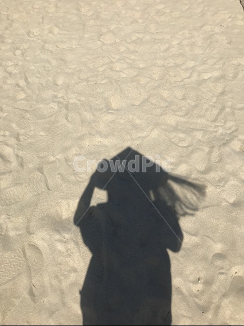 그림자,베트남,모래사장,다낭,휴양지,바다