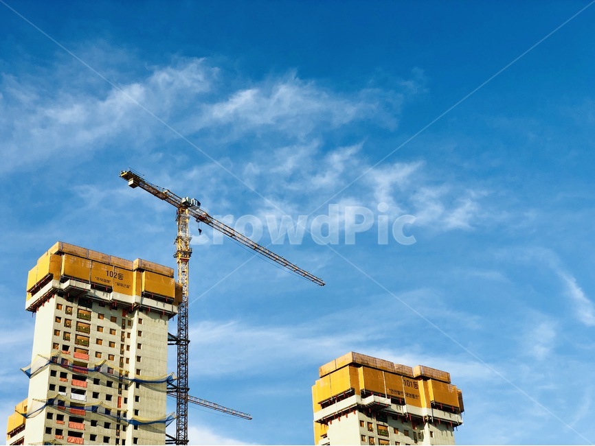 constructioncrane,건설크레인,송도,하늘,구름,산업,industry,industrial