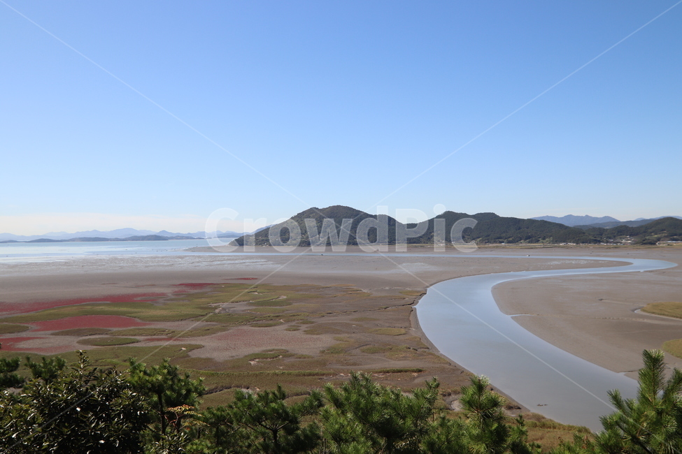 outdoors,옥외,자연,land,물,shoreline,해안선,곶,순천만,갯벌