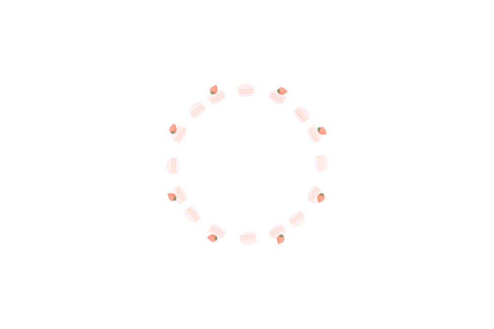 딸기,마카롱,디저트,리스,프레임,frame,액자,틀,배경,누끼,remove background
