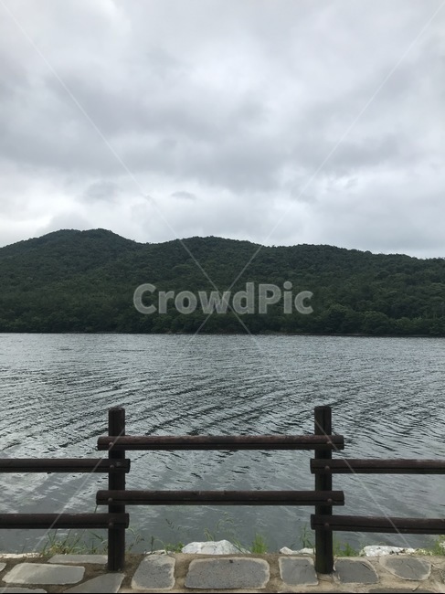 난간,물,water,railing,호수