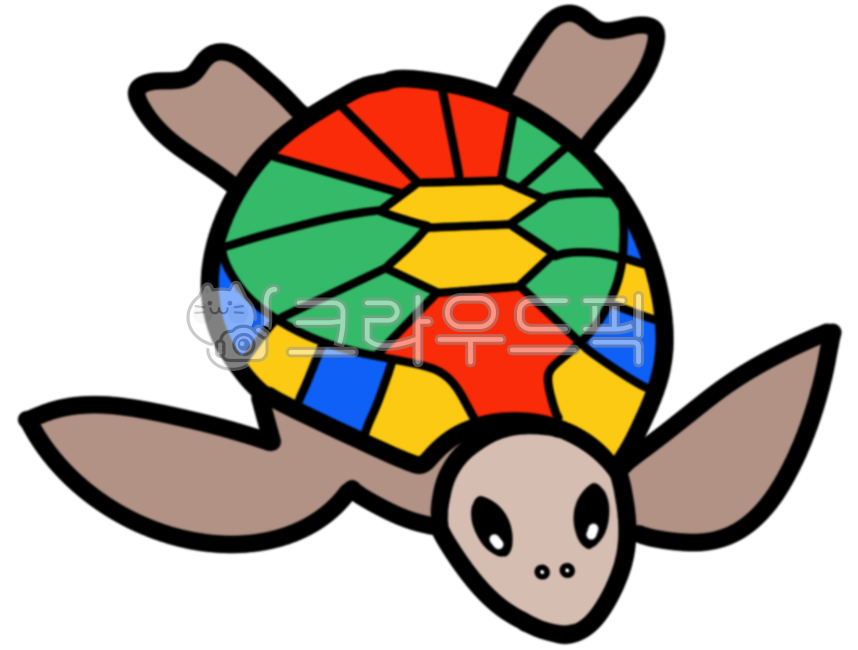 거북이,거북이일러스트,자라,자라일러스트,해양생물