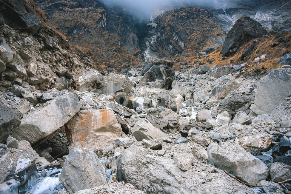 rubble,파편,돌,바위,산,mountain,himalaya,계곡,rock,자연,nature,풍경,경사,얼음,자연,풍경,nature,landscape