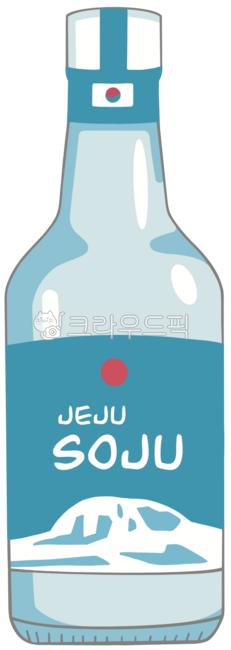 소주,소주그림,소주일러스트,일러스트,한라산소주