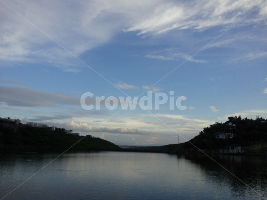 멕시코,께레따로,나우티까,호수,구름,자연,풍경,nature,landscape,water,물,outdoors,옥외,reservoir,저수지