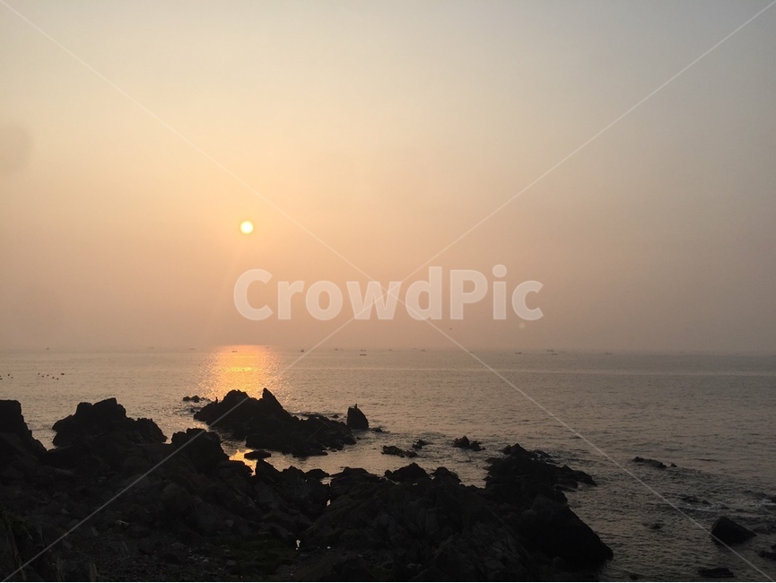 빛,light,flare,플레어,곶,sunlight,햇빛,promontory,노을,태양,수평선,바다,하늘