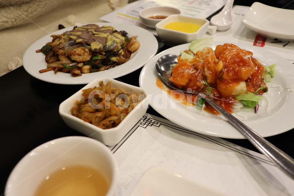 food,음식,meal,식사,양장피,칠리새우