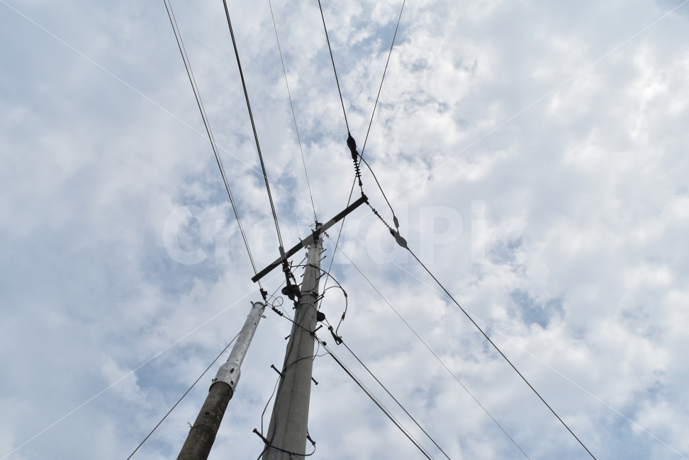 하늘,구름,전봇대,오후,맑은,회상,생각,감성,산업,industry,industrial,에너지산업,energy industry,utility pole,전신주