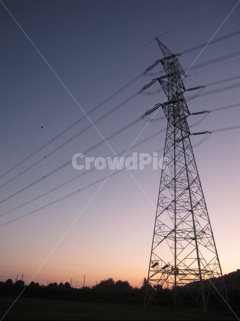 송전탑,야경,저녁노을,전깃줄,저녁하늘,감성,색감,하늘,저녁,노을,sky,apowertower,sunset,twilight,도시,풍경,city,landscape,실루엣,그림자,silhouette,shadow,산업,industry,industrial,에너지산업,energy industry