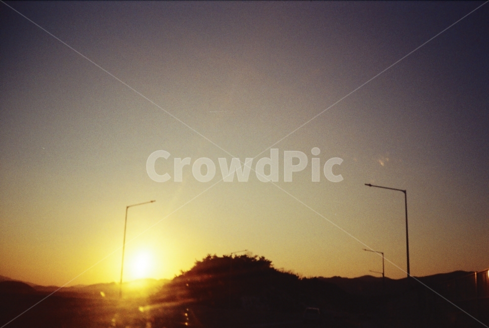 도로,노을,선셋,sunset,해,자연,풍경,nature,landscape,outdoors,옥외,light,빛,flare,플레어