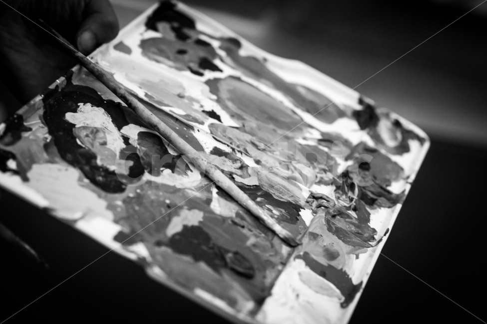 그림,미술,파렛트,물감,유화,수체화,흑백,스냅,시선,감성,예술,art,사물,물건,오브젝트,thing,object,matter,흑백,모노톤,monochrome,black and white