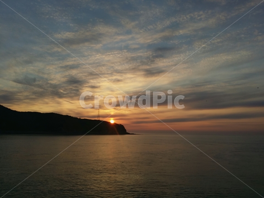 하늘,바다,노을,섬,구름,sunset,cloud,island,sea,sky