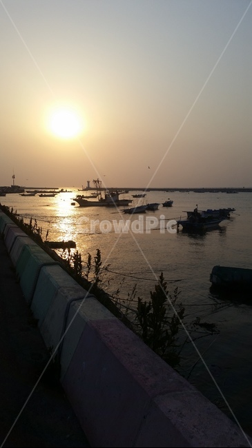 햇빛,sunset,일몰,항구,배,해