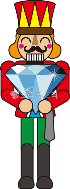 doll,soldier,jewel,Diamond,nutcracker