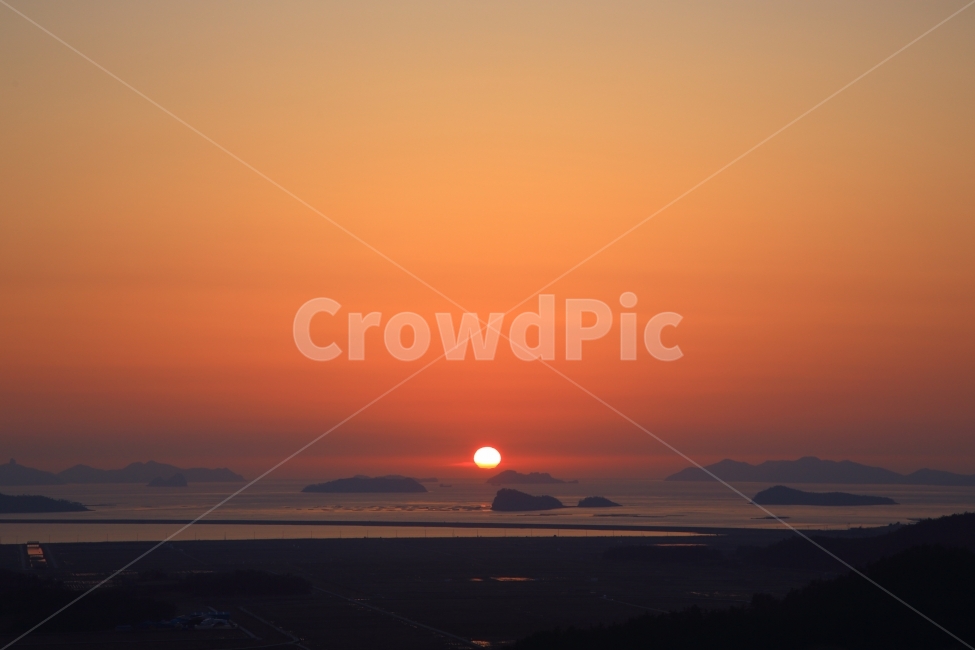 바닷가,일몰,진도,석양,노을,자연,풍경,nature,landscape,한국자연풍경,한국자연경관,korea nature landscape,outdoors,옥외,sky,하늘